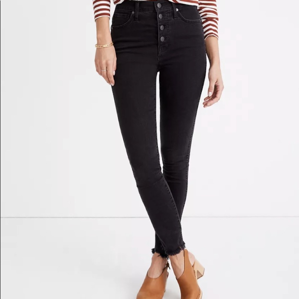Madewell 9-inch high riser skinny jeans